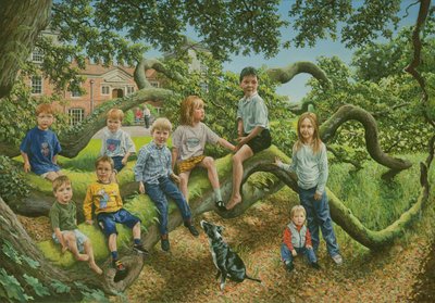 Lord and Lady Boyd and their Grandchildren by Vincent Yorke